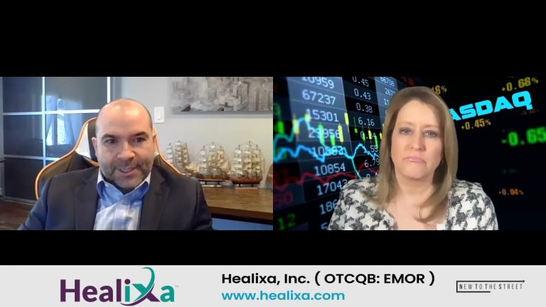 HEALIXA (EMOR) CEO Ian Parker speaks with Jane King on New to the Street