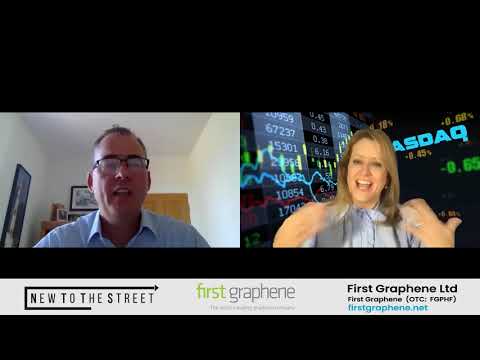 Andy Goodwin of First Graphene visits New to the Street to explain more about the company