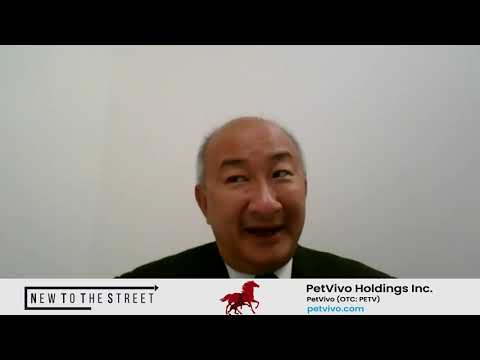 PetVivo Holdings, Inc.’s (NASDAQ:PETV) interview with Mr. John Lai, CEO & President.