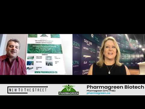 PharmaGreen CEO Peter Wojcik visits New to the Street