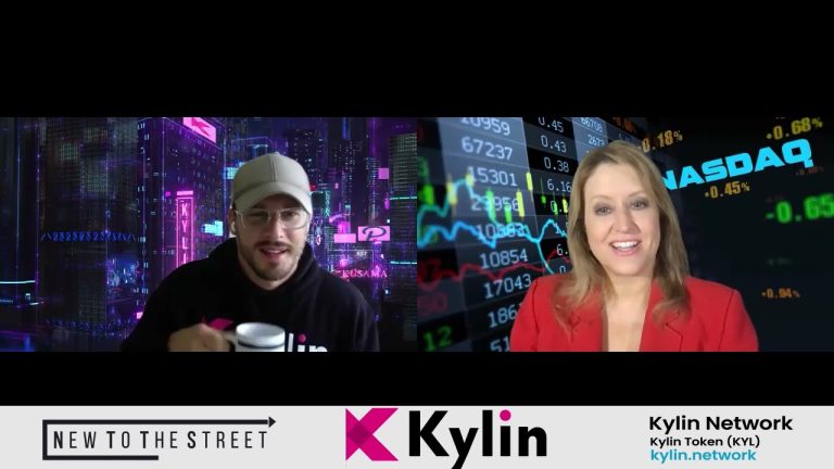 Kylin Network CEO Dylan Dewdney visits New to the Street to explain more about his company