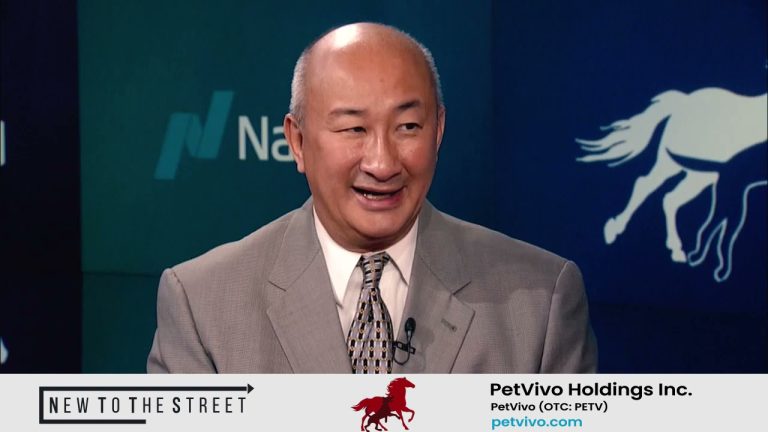 PetVivo Holdings, Inc.’s (NASDAQ: PETV) interview, Mr. John Lai, CEO & President.