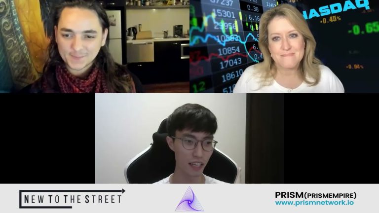 Prism Networks Lachlan Harnell Co-founder / Lead Developer, and Ming Wo,  CEO from Strips Finance