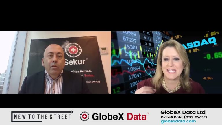 GlobeX Data Ltd.’s (OTCQB:SWISF) (CSE:SWIS) (FRA:GDT) interview, Mr. Alain Ghiai, CEO.