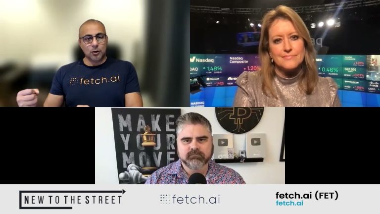 Fetch.ai’s Humayun Sheikh, CEO, and Ben Armstrong, Podcast Influencer and Host “BitBoy Crypto.”