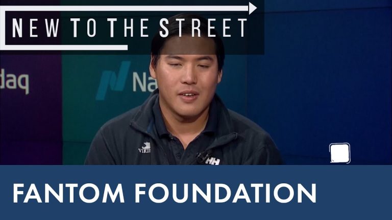 Michael Kong CEO Fantom Foundation visits New to the Street