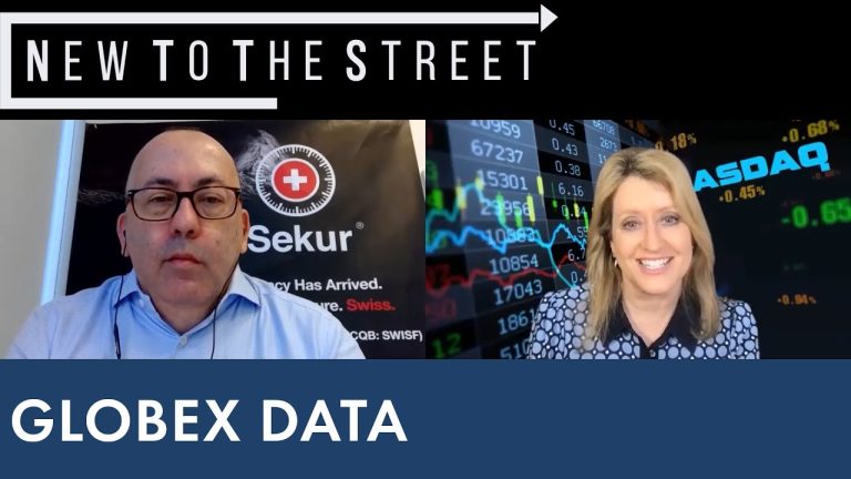 Alain Ghiai, CEO GlobeX Data visits New to the Street.