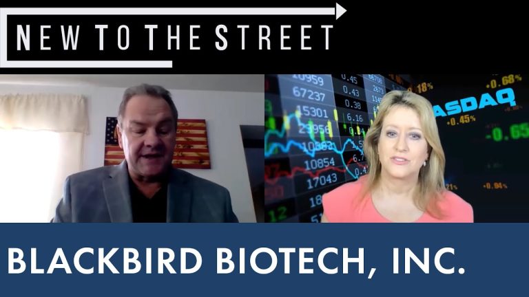 Blackbird Biotech President Fabian G. Deneault visits New to the Street