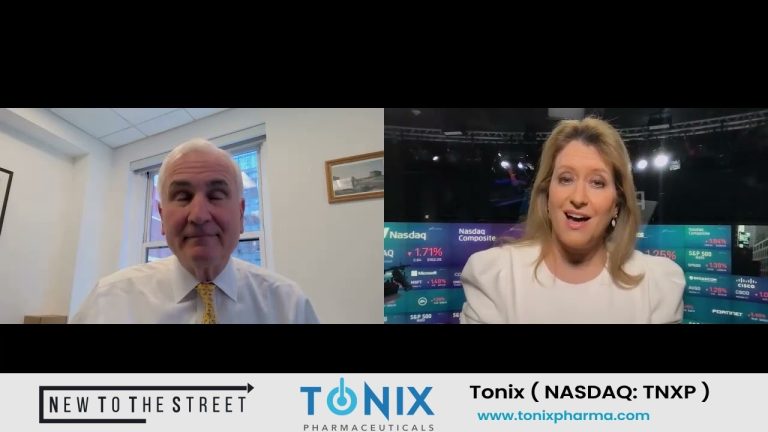 Tonix Pharmaceuticals on New to the Street