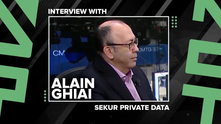 Sekur Private Data, Ltd.’s interview with Mr. Alain Ghiai, CEO.