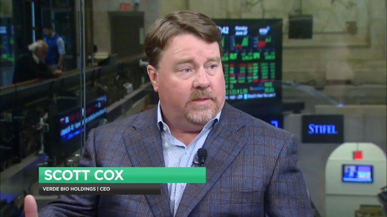 Verde Bio Holdings, Inc.’s interview with Scott Cox, CEO.