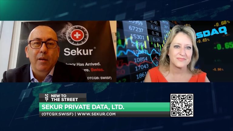 Sekur Private Data, Ltd.’s  interview with Mr. Alain Ghiai, CEO.