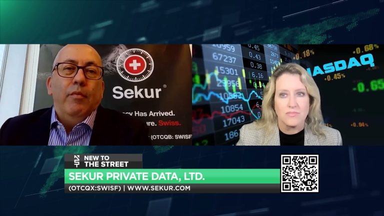 Sekur Private Data, Ltd.’s interview with Mr. Alain Ghiai, CEO.