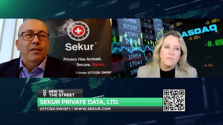 Sekur Private Data, Ltd.’s (OTCQX: SWISF) (CSE: SKUR) (FRA: GDT0) interview with Alain Ghiai, CEO