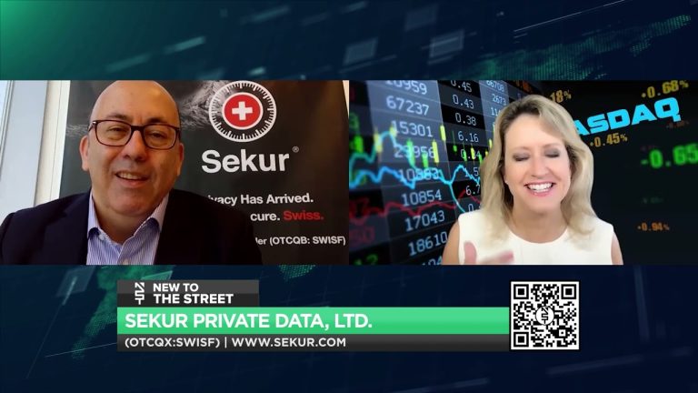 Sekur Private Data, Ltd.’s (OTCQX: SWISF) (CSE: SKUR) (FRA: GDT0) interview with Alain Ghiai, CEO.