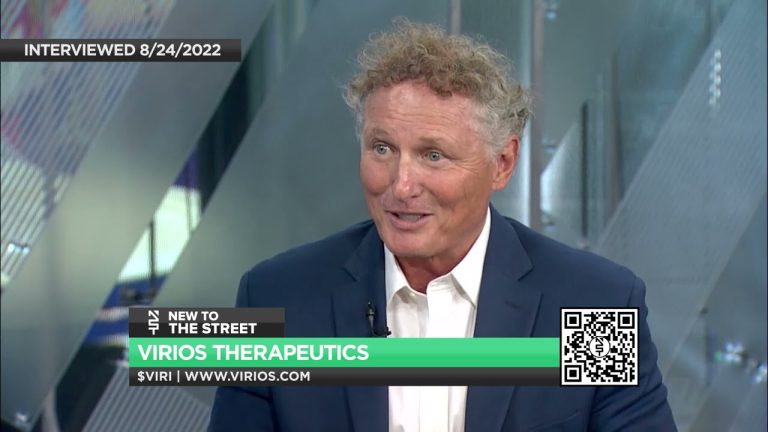 Virios Therapeutics Inc.’s (NASDAQ: VIRI) ($VIRI) interview with Greg Duncan, CEO.