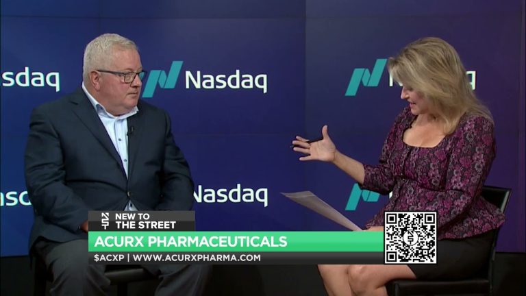Acurx Phamaceuticals, Inc.’s (NASDAQ: ACXP) ($ACXP) interview with David Luci, President / CEO.
