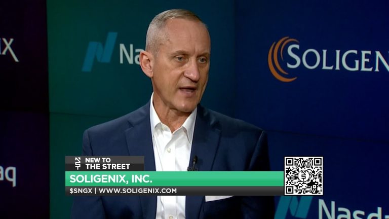 Soligenix, Inc.’s interview with Dr. Christopher J. Schaber, Chairman, President, and CEO