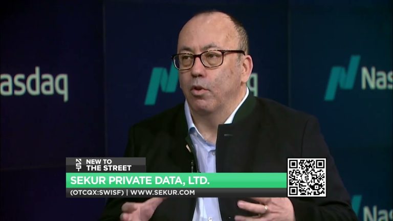 Sekur Private Data, Ltd.’s (OTCQX: SWISF) (CSE: SKUR) (FRA: GDT0) interview with Alain Ghiai, CEO