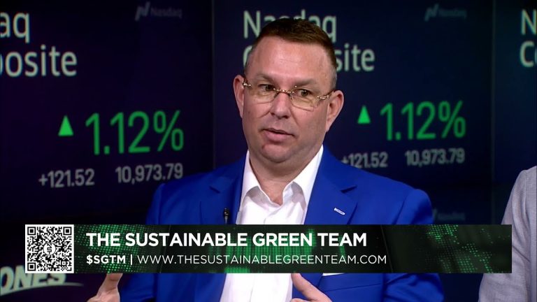 The Sustainable Green Team, Ltd.’s interview with Tony Raynor, Founder, President, and CEO