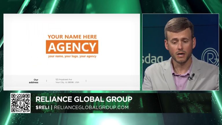 Reliance Global Group, Inc.’s interview with Grant Barra, Senior Vice-President Operations.