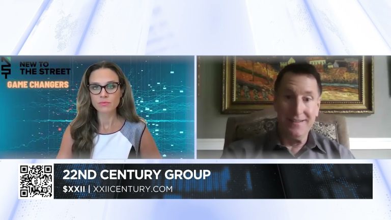 22nd Century Group, Inc.’s  (NASDAQ: XXII) ($XXII) interview with James Mish, CEO