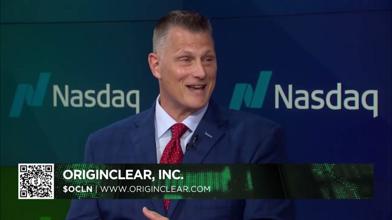 Water Company – OriginClear, Inc.’s interview with Ken Berenger, Executive Vice-President