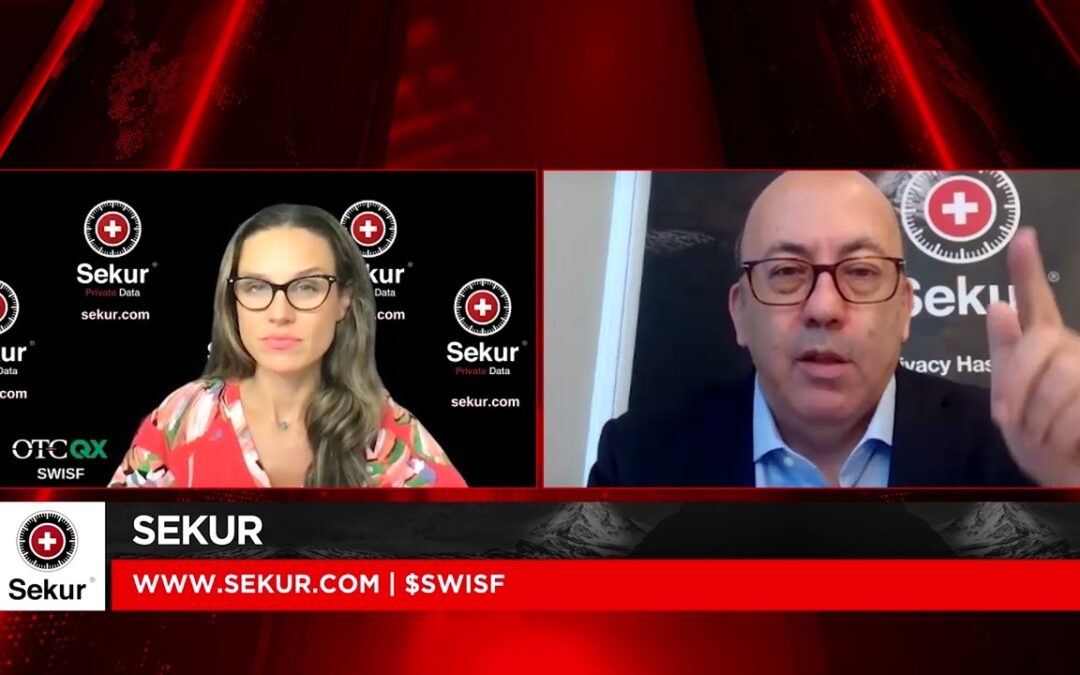 “Sekur Privacy & Sekur Security Segment – The Weekly Hack” interview with internet privacy expert Mr. Alain Ghiai, CEO, Sekur Private Data, Ltd. (OTCQX: SWISF) (CSE: SKUR) (FRA: GDT0) ($SWISF) (Sekur®).