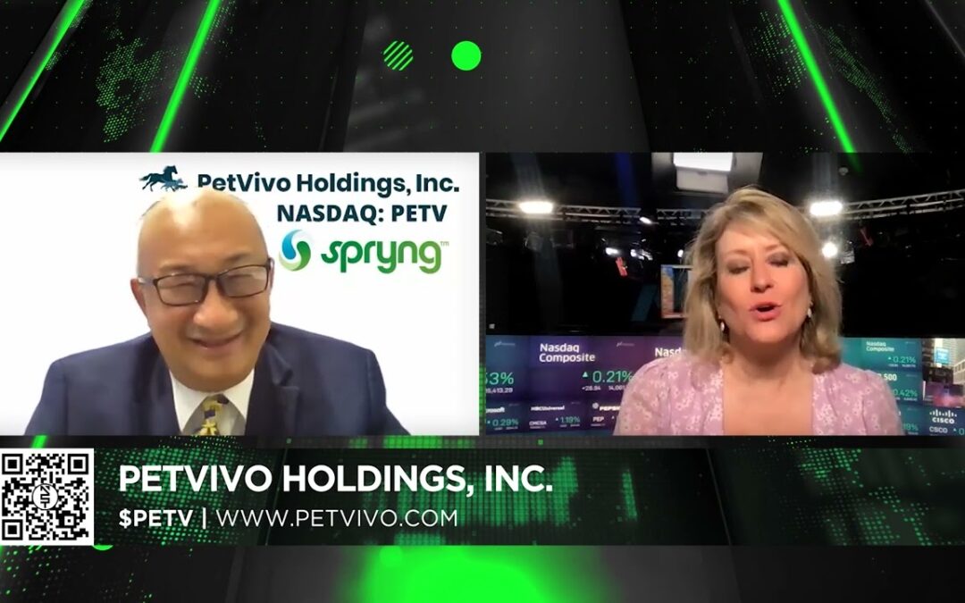 Pet Health – PetVivo Holdings, Inc.’s (NASDAQ: PETV) (NASDAQ: PETVW) ($PETV) interview with John Lai, CEO/President.