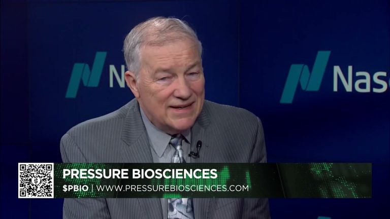 Pressure BioSciences, Inc.’s interview with Richard T. Schumacher, President/CEO.