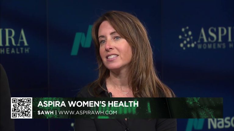Aspira Women’s Health (interview with Nicole Sandford, President, CEO, and Board Member.