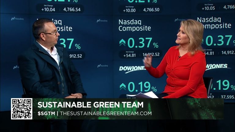 The Sustainable Green Team, Ltd.’s interview with Tony Raynor, CEO and Founder.