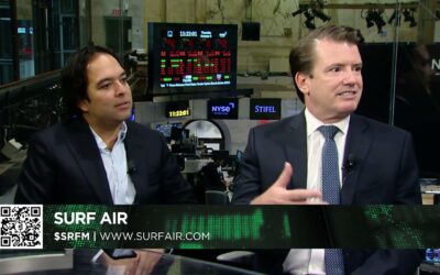 Air Travel Electrification – Surf Air Mobility, Inc.’s (NYSE: SRFM) ($SRFM) interviews with Stan Little, Chief Executive Officer, and Sudhin Shahani, Founder.