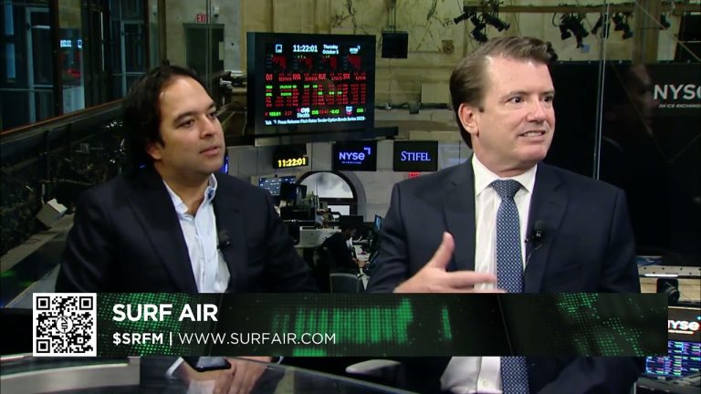 Surf Air Mobility, Inc.’s interviews with Stan Little, CEO, and Sudhin Shahani, Founder.