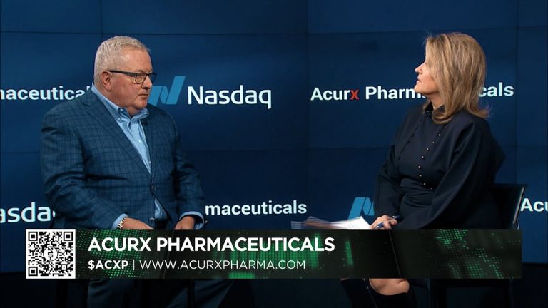 Acurx Pharmaceuticals, Inc.’s (NASDAQ: ACXP) ($ACXP) interview with David Luci, President/CEO.