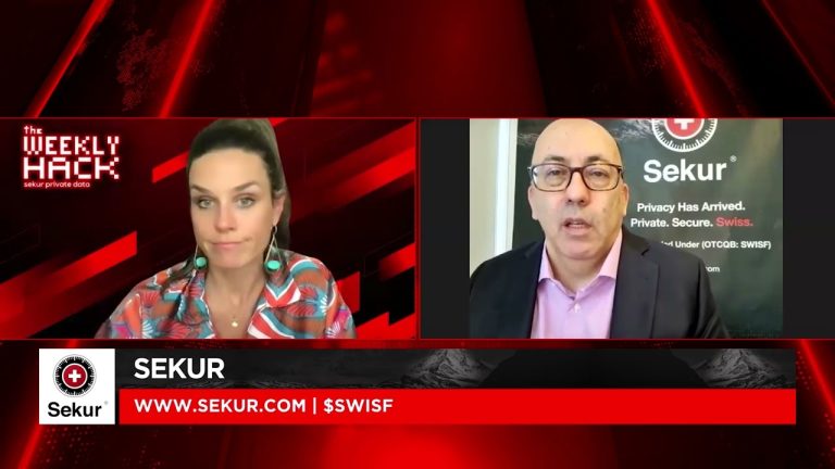 “Sekur Privacy & Sekur Security – Weekly Hack” segment with internet privacy expert Alain Ghiai