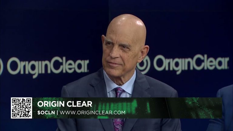 OriginClear, Inc.’s Riggs Eckelberry, CEO, and Kevin Harrington of “Shark Tank” TV show.