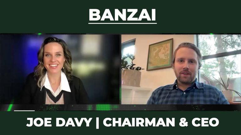 Ana Berry Interviews Joe Davy, Chairman and CEO Banzai