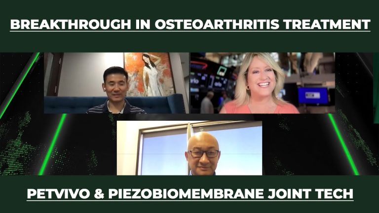 Breakthrough in Osteoarthritis Treatment | PetVivo & Piezobiomembrane Joint Tech