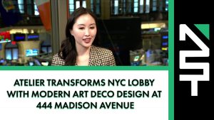 Atelier Transforms NYC Lobby with Modern Art Deco Design at 444 Madison Avenue