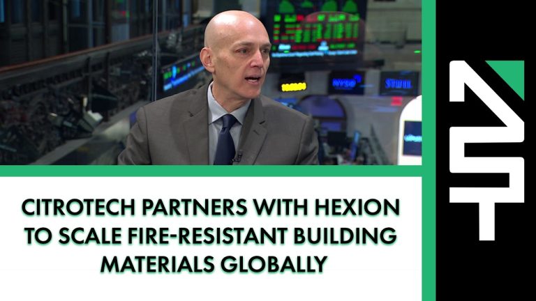 CitroTech Partners With Hexion to Scale Fire-Resistant Building Materials Globally