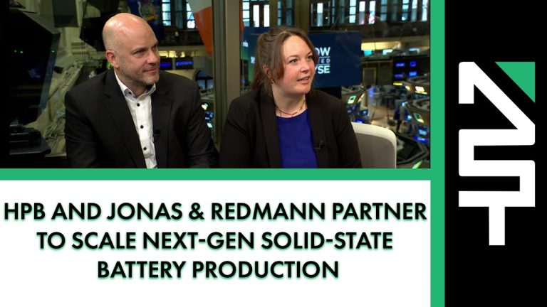 HPB and Jonas & Redmann Partner to Scale Next-Gen Solid-State Battery Production