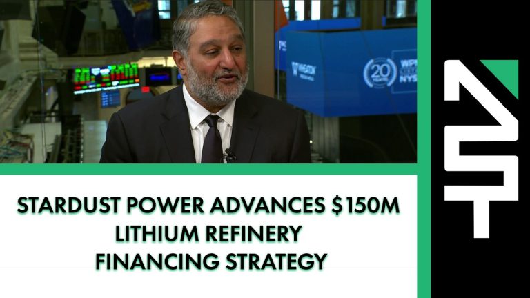 Stardust Power Advances $150M Lithium Refinery Financing Strategy