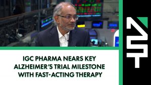 IGC Pharma Nears Key Alzheimer’s Trial Milestone With Fast-Acting Therapy