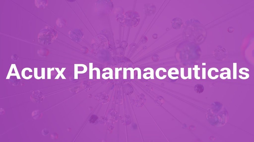 Acurx Pharma Highlights MRSA Antibiotic Data Preserving Gut Microbiome