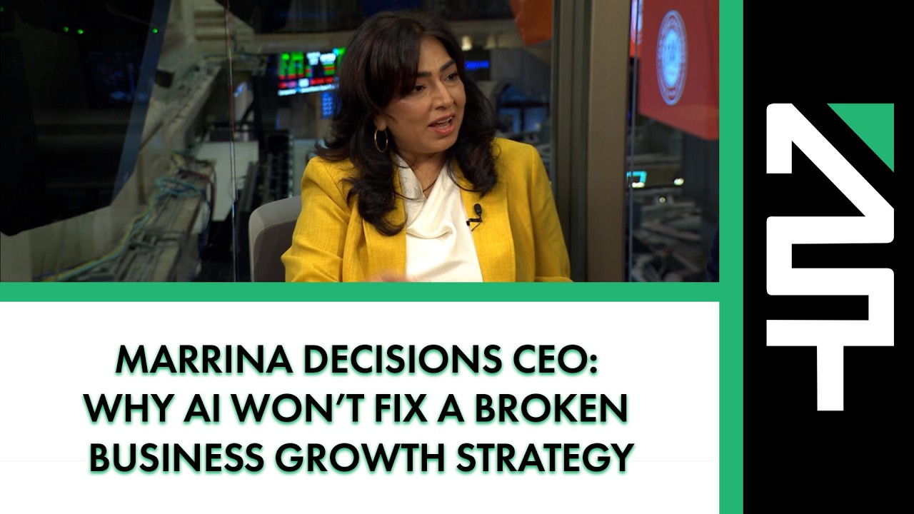 Marina Decisions CEO: Why AI Won’t Fix a Broken Business Growth Strategy