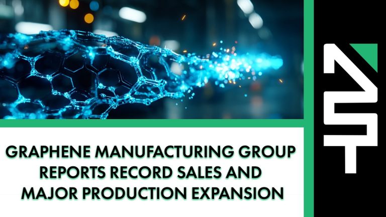 Graphene Manufacturing Group Reports Record Sales and Major Production Expansion